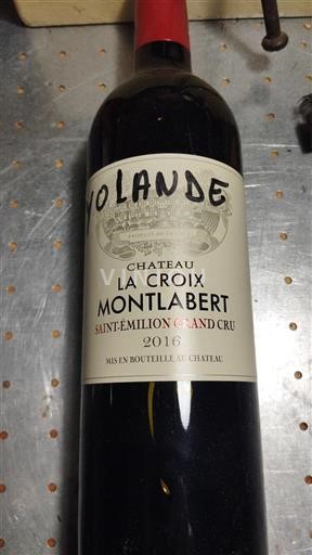 Bordéus Saint-Émilion Grand Cru Château La Croix Montlabert 2016