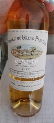 Burdeos Loupiac Château Grand Plantier 2022