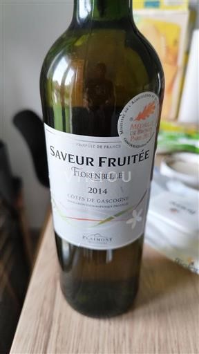 Tây Nam Côtes de Gascogne Plaimont Florenville Saveur Fruitée 2014