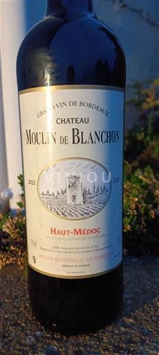 Bordeaux Haut-Médoc Château Moulin de Blanchon 2023