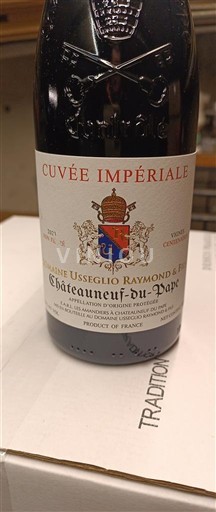 Rhônen laakso Châteauneuf-du-Pape Usseglio Raymond & Fils Impériale 2023