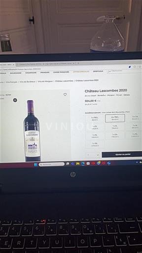 Bordéus Margaux Grand Cru Château Lascombes 2020