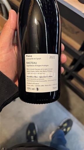 Rhône-dalen Rasteau Domaine Des Escaravailles Ponce 2021