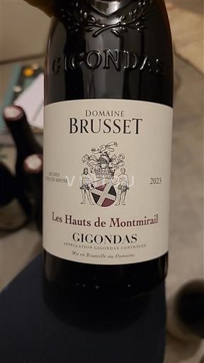 Valle del Ródano Gigondas Domaine Brusset Les Hauts de Montmirail 2023