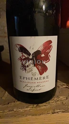 Beaujolais Beaujolais Nouveau Jean-Marc Lafont Éphémère 2023