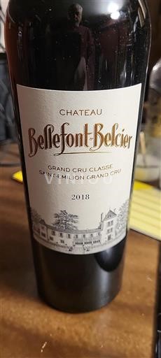 Bordeaux Saint-Émilion Grand Cru Classé Bellefont-Belcier 2018