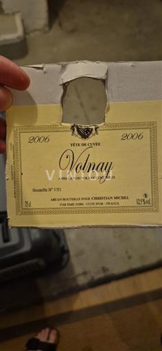 Borgonha Volnay Tête de Cuvée 2006