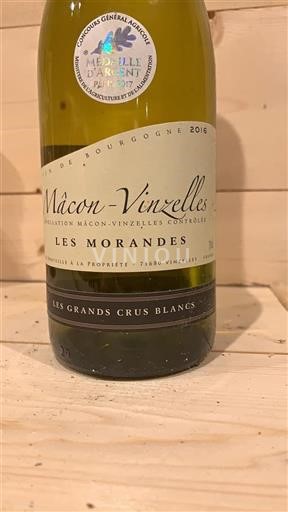 Burgundija Mâcon supérieur Les Morandes 2016