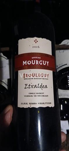 Tây Nam Irouléguy Domaine Mourguy Etxaldea 2016