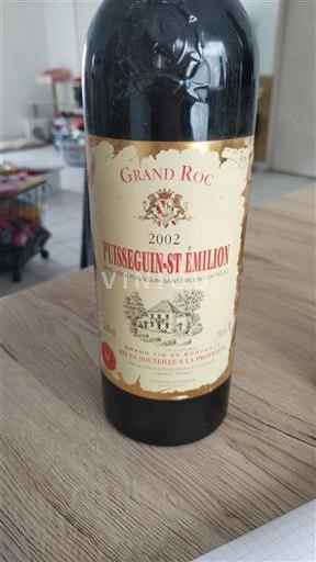Bordeaux Puisseguin-Saint-Émilion Grand Roc 2002