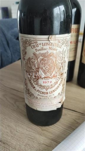 Bordeaux Pauillac Grand Cru Pichon Longueville Baron 1972