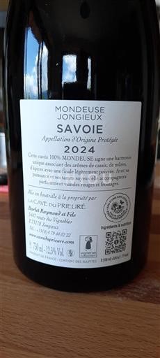 Savoyen und Bugey Jongieux La Cave du Prieuré Mondeuse 2024