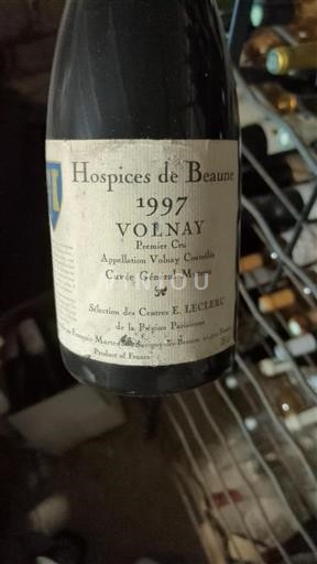 Burgundsko Volnay Premier Cru Hospices de Beaune Général Muteau 1997