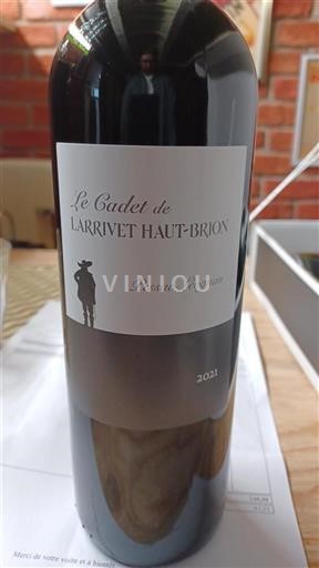 Bordeaux Pessac-Léognan Château Larrivet Haut-Brion Le Cadet de Larrivet Haut-Brion 2021