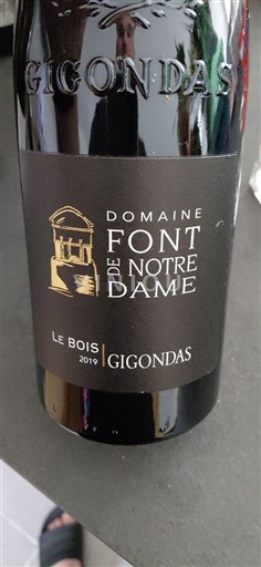 Rhônetal Gigondas Domaine Font de Notre Dame Le Bois 2019