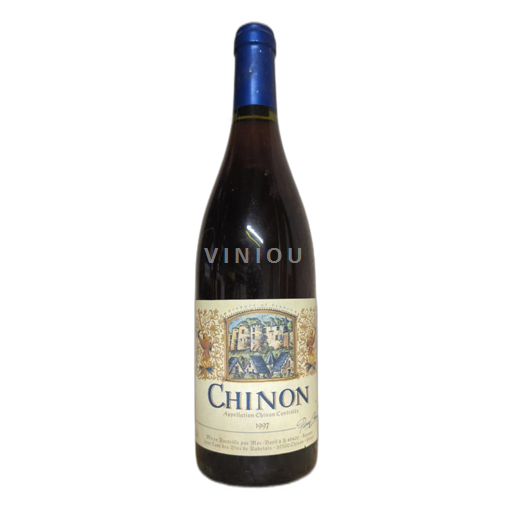 Vin Rouge sec Caves des Vins de Rabelais 1997 France Vallée de la Loire Chinon AOC