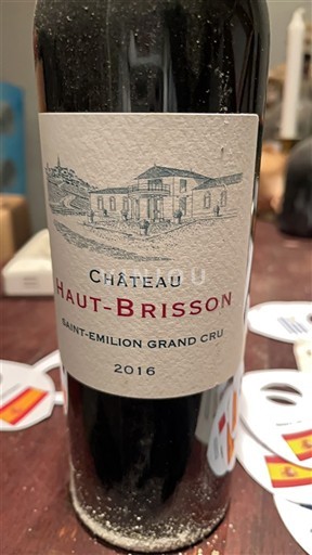 Bordeaux Saint-Émilion Grand Cru Grand Cru Château Haut-Brisson 2016