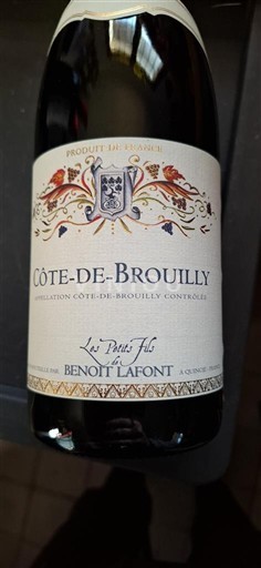 Beaujolais Côte-de-brouilly Les Petits Fils de Benoît Lafont 2022