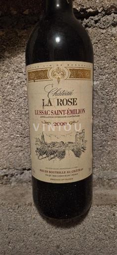 Bordeaux Lussac-saint-émilion La Rose 2009