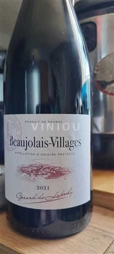 Beaujolais Beaujolais Villages Gérard de Labrely 2021