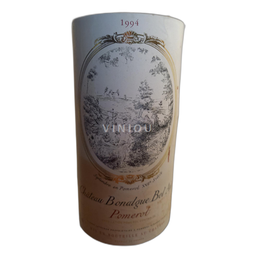 Vin Rouge sec Château Bonalgue Bel Air 1994 France Bordeaux Pomerol AOC