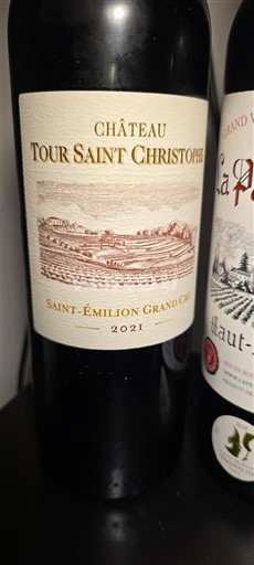 Bordeaux Saint-Émilion Grand Cru Grand Cru Château Tour Saint Christophe 2021