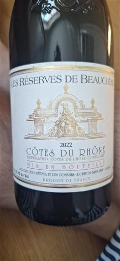 Vallée du Rhône Côtes-du-rhône Domaine Beauchêne Les Réserves de Beauchêne 2022