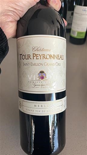 Bordeaux Saint-Émilion Grand Cru Grand Cru Château Tour Peyronneau 2019