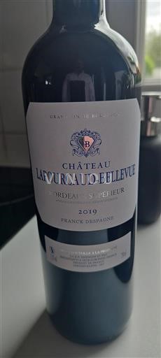 Bordéus Bordeaux Superior Château Lapourcaud-Bellevue 2019