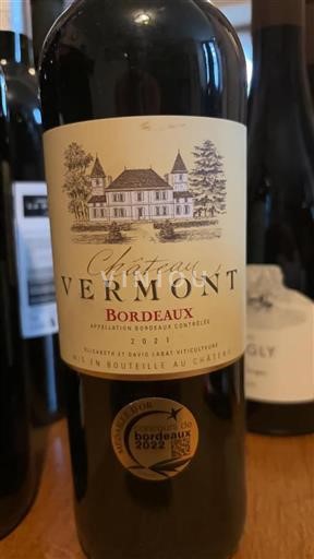 Burdeos Bordeaux Château Vermont 2021