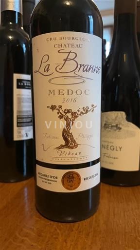 Burdeos Médoc Cru Bourgeois Château La Branne 2016