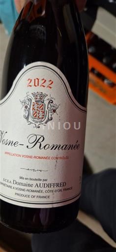 Borgonha Vosne-romanée Domaine AUDIFFRED 2022