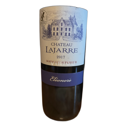 Vin Rouge sec Eléonore Château Lajarre 2017 France Bordeaux Bordeaux supérieur AOC