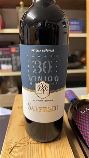 Toscana Không được chỉ định Fattoria Le Pupille Saffredi 2017