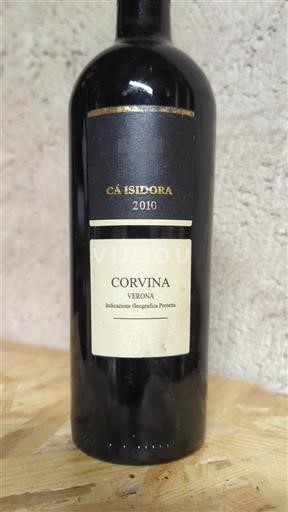 Vêneto Não especificado Cà Isidora Corvina 2010