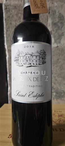 Vin Rouge sec Tradition Château La Croix de Pez 2018 France Bordeaux Saint-Estèphe AOC Grand Cru