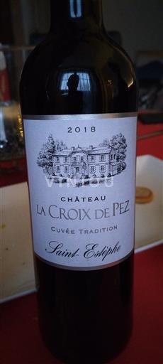 Bordeaux Saint-Estèphe Grand Cru Château La Croix de Pez Tradition 2018