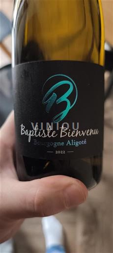 Burgundi Bourgogne Aligoté Baptiste Bienvenu 2022