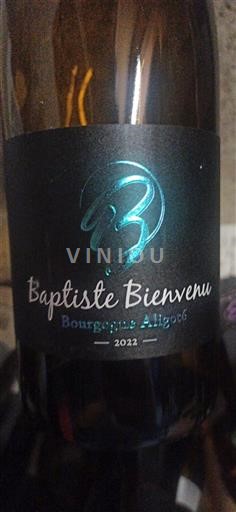 Burgundia Bourgogne-aligoté Baptiste Bienvenu 2022
