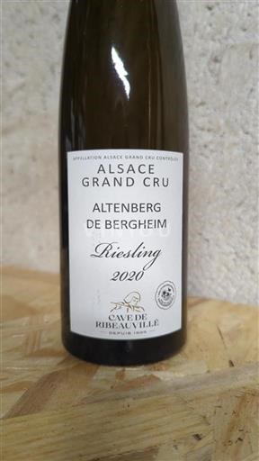 Alzacija Ni doloceno Grand Cru Cave de Ribeauvillé Riesling 2020