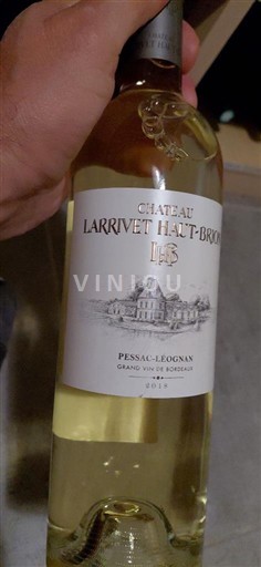 Bordeaux Pessac-Léognan Château Larrivet Haut-Brion 2018