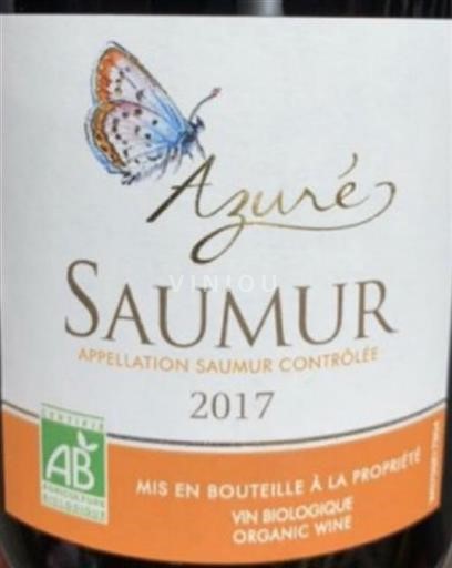 Thung lũng sông Loire Saumur Domaine L'Azuré 2017