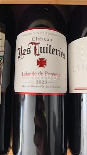 Burdeos Lalande-de-Pomerol Château Les Tuileries 2023
