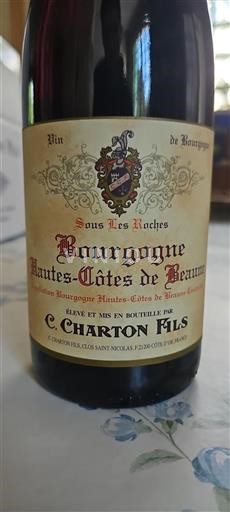 Bourgondië Hautes Côtes de Beaune C. Charton Fils Sous Les Roches 2022
