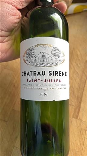 Bordeaux Saint-Julien Château Sirène 2016