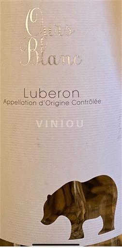 Vin Blanc sec Ours Blanc Famille Perrin 2020 France Vallée du Rhône Luberon AOC