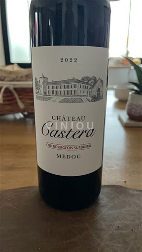 Bordéus Médoc Cru Bourgeois Supérieur Domaine Castera 2022