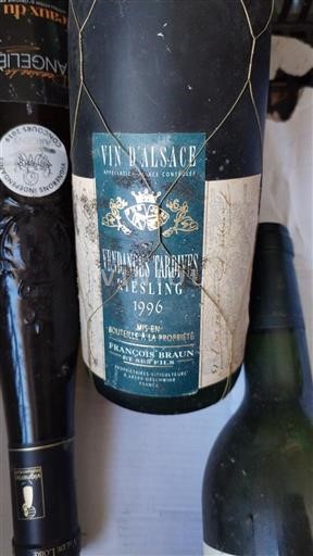 Alsazia Vendanges Tardives François Braun et Ses Fils 1996