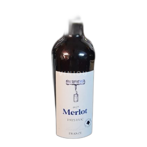 Languedoc ja Roussillon Pays d'Oc Merlot 2022