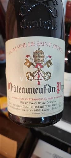 Thung lũng Rhône Châteauneuf-du-pape Domaine Saint Siffrein Không niên vụ